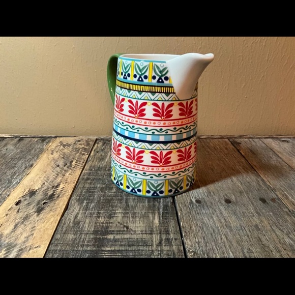 Potter’s Studio Brand  Holiday Pitcher with Vibrant Colors - Picture 2 of 7